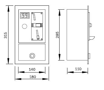 Figure - MAV 1 coin-operated control