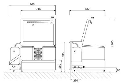 Figure - RMO 02 automatic washing system for wellingtons