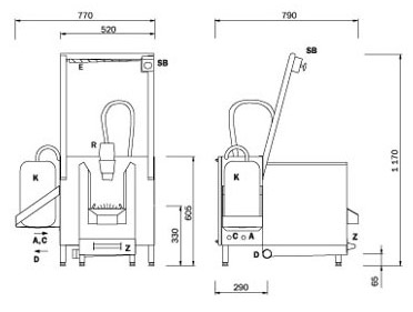 Figure - RMP 02 automatic washing system for soles