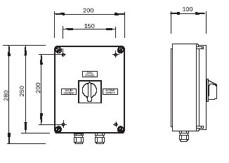 Figure - ZAC MAS safety power-supply for MAS 2 up to MAS 8